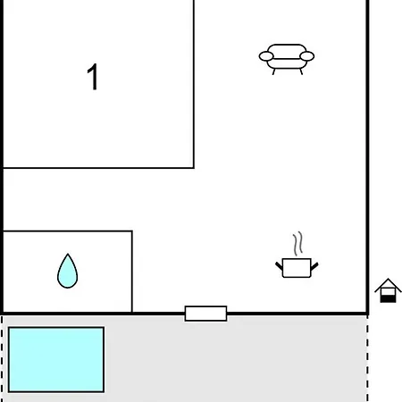 펜션 1 Bedroom In 페로이