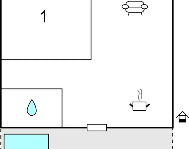 Σπίτι διακοπών 1 Bedroom In Peroj